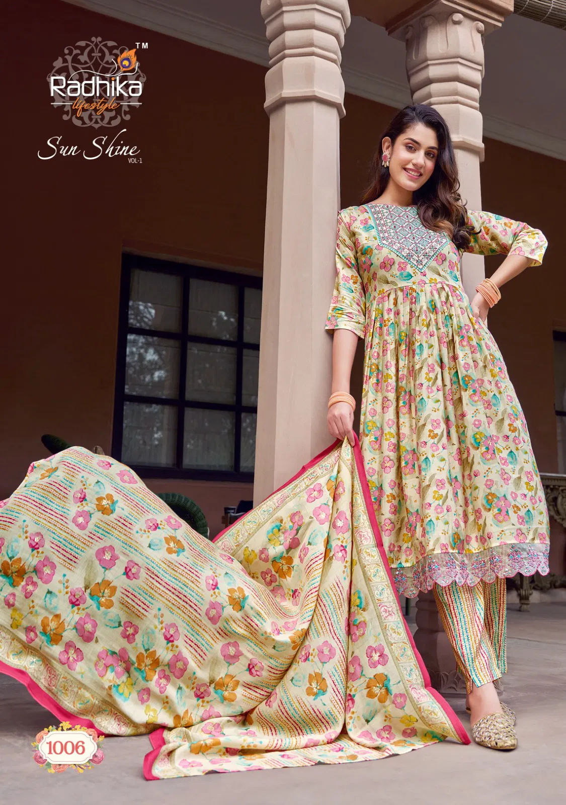 Radhika Sunshine Vol 1 Embroidery Readymade Catalog
